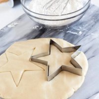 голяма Звезда метален резец форма тесто фондан бисквитки сладки декорация, снимка 1 - Форми - 30768984