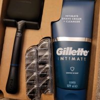 Нов Gillette Интимен Бръснач: 8 Остриета + Крем и Пътен Калъф, снимка 7 - Козметика за тяло - 44394455