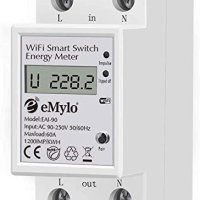 eMylo WiFi смарт прекъсвач с електромер 60А, снимка 1 - Друга електроника - 42769382