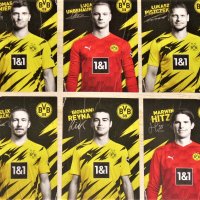 Борусия Дортмунд комплект оригинални футболни картички от сезон 2020/21 , снимка 5 - Фен артикули - 38826414