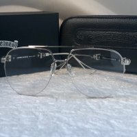 Chrome Hearts full metal chicken прозрачни мъжки слънчеви очила, снимка 6 - Слънчеви и диоптрични очила - 39202718