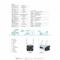  3G/4G SIM Card Security Camera -2MP,IR, ONVIF,128GB SD slot, снимка 6 - IP камери - 30332602