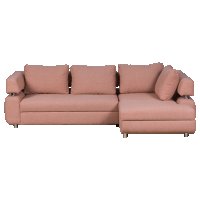 Ъглов разтегателен диван PANAMA - корал 55, снимка 2 - Дивани и мека мебел - 33722560
