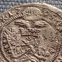 Сребърна монета 3 кройцера 1705г. Леополд първи Прага Свещена Римска Империя 13769, снимка 9 - Нумизматика и бонистика - 42900109
