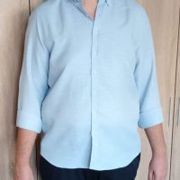 Мъжки ризи с дълъг ръкав , снимка 4 - Ризи - 40376661