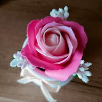 Сапунени рози, снимка 17 - Изкуствени цветя - 38183779