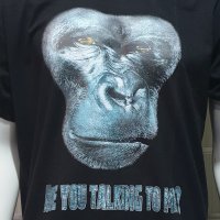 Нова мъжка тениска с дигитален печат Горила, Are You Talking To Me?, снимка 6 - Тениски - 29608768