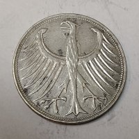 5 марки 1951г сребро, снимка 6 - Нумизматика и бонистика - 29490641