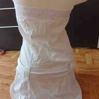 Бяла рокличка с коланче, снимка 5 - Рокли - 42909803