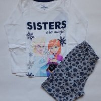 Пижама за момиче с Елза и Анна Frozen, снимка 2 - Детски пижами - 37796674
