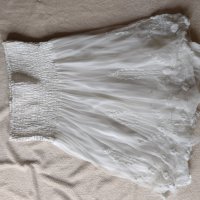 Ефектна бяла рокля дантела, снимка 6 - Рокли - 34184494