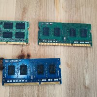 Три плочки по 2GB РАМ / RAM  за лаптоп DDR3, снимка 3 - RAM памет - 42819258