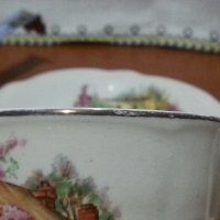 Английски порцелан сет за чай, снимка 7 - Антикварни и старинни предмети - 42868042