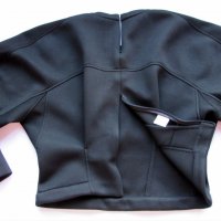 Блуза овърсайз неопрен черно Barbara Bui, снимка 2 - Блузи с дълъг ръкав и пуловери - 29353693