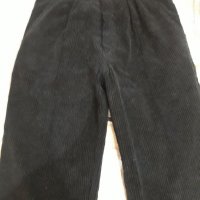 Детски джинси от едро кадифе. Нови.Цвят черен., снимка 1 - Панталони - 39828928