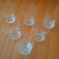 Ретро водни чаши калиево стъкло в кашон, снимка 5 - Чаши - 30691910