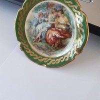 Антикварна порцеланова миниатюра на Limoges , снимка 4 - Антикварни и старинни предмети - 38180496