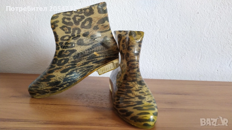 Боти в леопардов стил, 36-ти номер, снимка 1