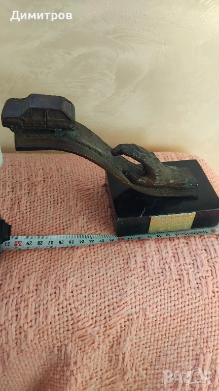 Авторска бронзова пластика , снимка 1