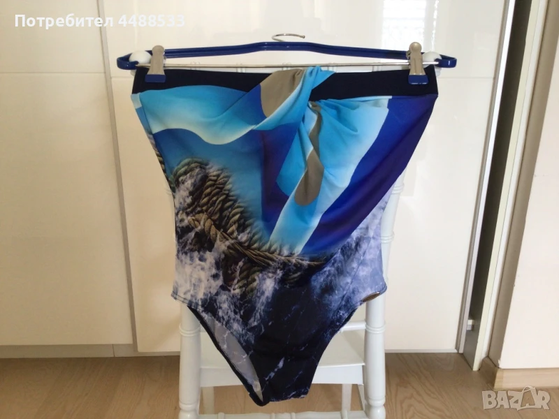 Дамски еднокомпонентен бански тип бандо. Нов, снимка 1