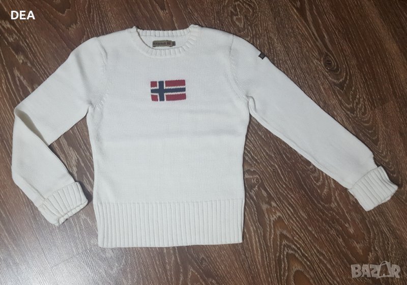Бял пуловер NAPAPIJRI -50лв.НАМАЛЕНИЕ, снимка 1