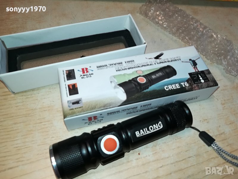 ЛЕД ФЕНЕР-ЗАРЕЖДАНЕ В ЮСБ ПОРТ 2710231855, снимка 1