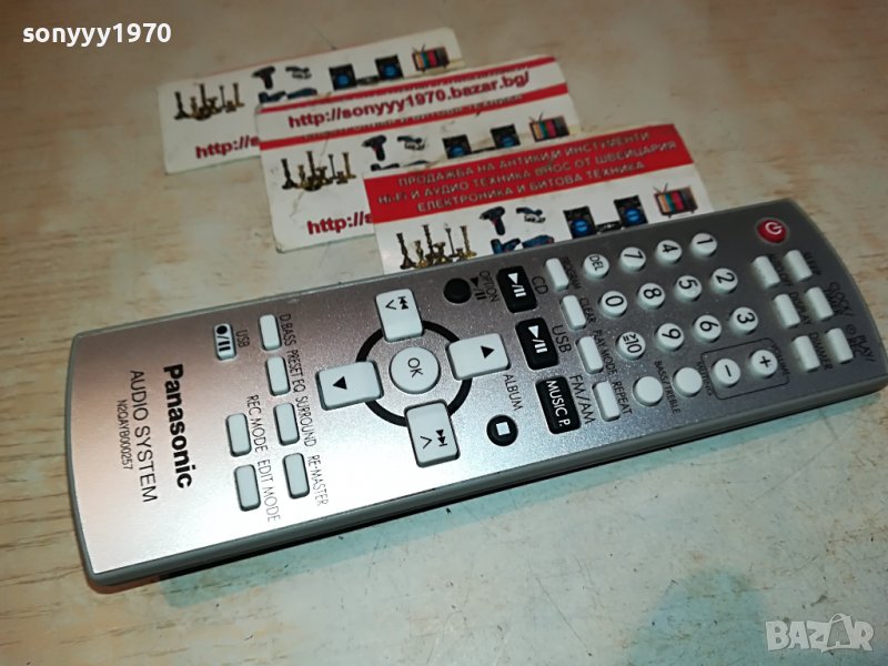 PANASONIC AUDIO SYSTEM REMOTE 1201231043, снимка 1