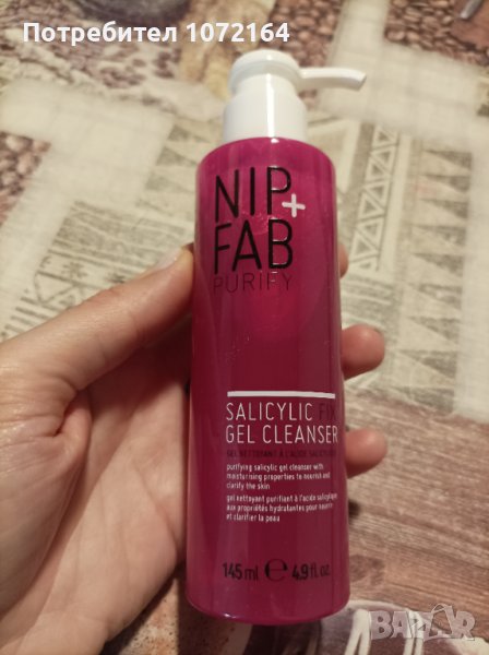 NIP + FAB Salicylic Fix Gel Cleanser 145 ml ( почистващ гел за лице )   , снимка 1