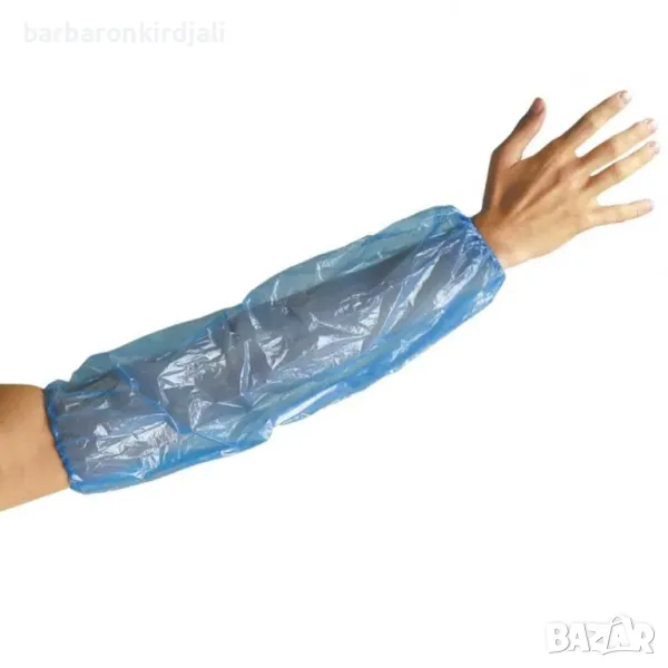 Еднократни ръкавели 100 броя 142 //rykaveli sini, снимка 1