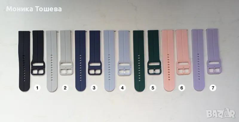 Каишки 20mm/22mm за часовници Samsung, Amazfit, Huawei, Honor и Garmin, снимка 1