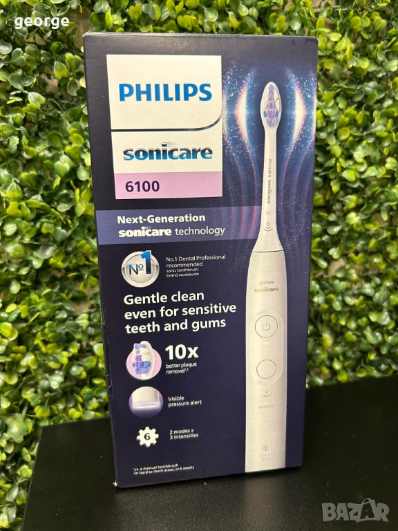 Електрическа четка за зъби Philips - Sonicare 6100 - нова, снимка 1