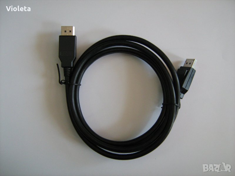  Display port кабел COXOC Е344977-S AWM STYLE 20276 - 80°C, 30 V, VW-1 дължина 1,80м, снимка 1
