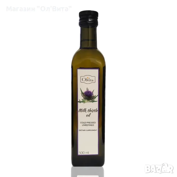 Масло от бял трън, студено пресовано, натурално, нефилтрирано и нерафинирано – 500 мл., снимка 1