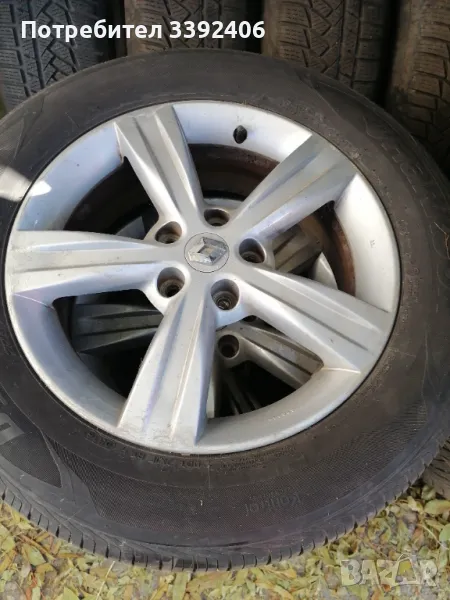 4бр алминиеви оригинални джанти 17цола за Нисан Кашкай или Рено Колеос , снимка 1