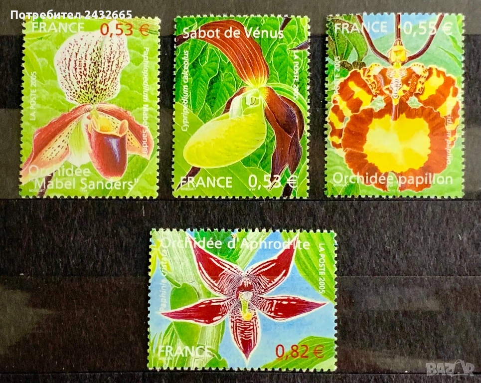 JG119. Франция 2009 = “ Флора. Орхидеи.”, MNH, **, снимка 1