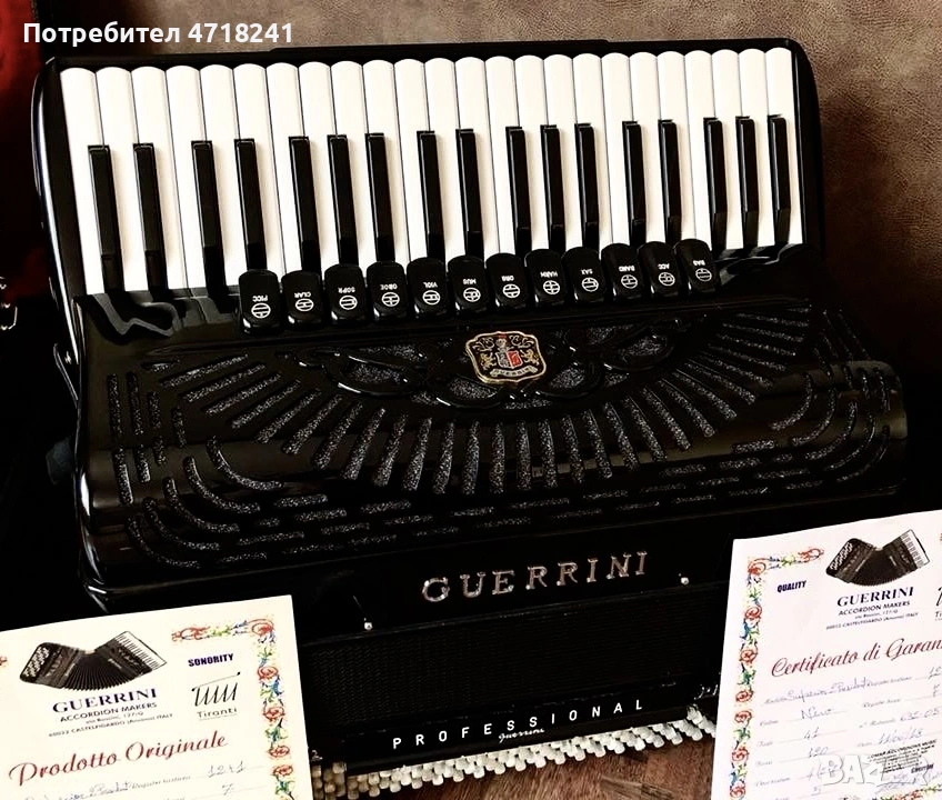Акордеон GUERRINI Superior 2 President, снимка 1