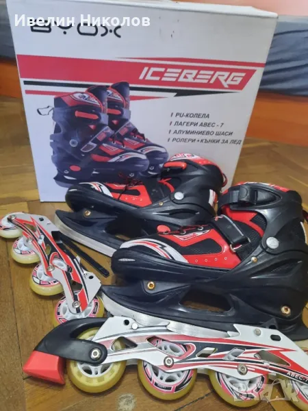 Ролери Byox Iceberg 2 в 1 – Ролери и кънки за лед, снимка 1