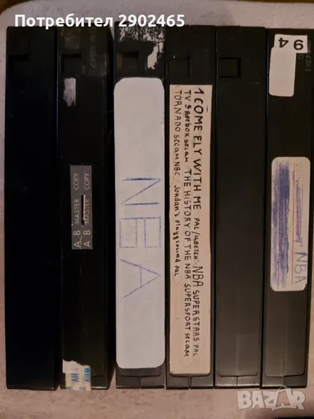 6 видеокасети видео касети с записи на NBA Action, снимка 1