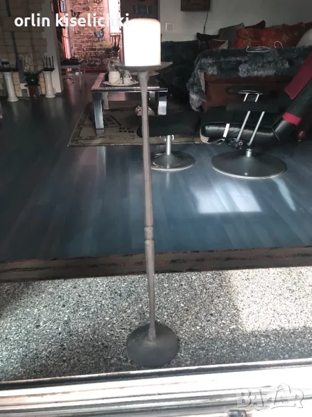 Метален свещник, снимка 1