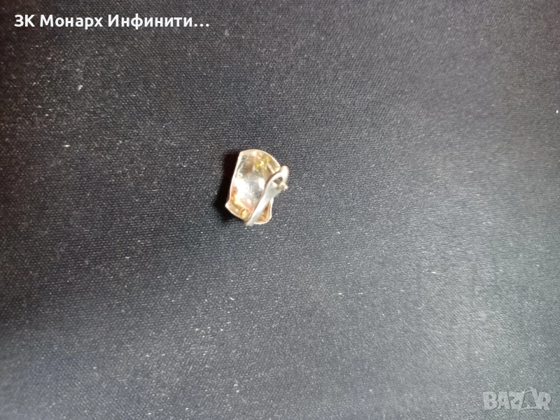сребърна обеца , снимка 1