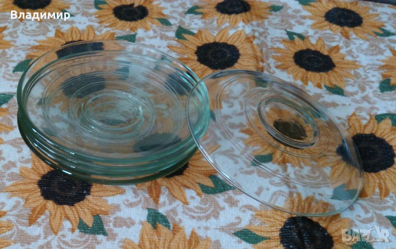 Огнеупорни дебелостенни чинийки "Белотерм" - 5 броя, снимка 1