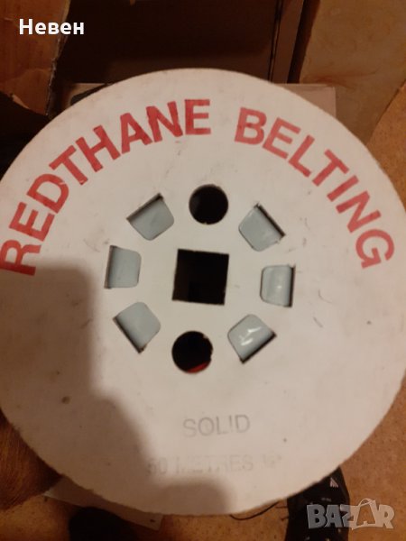 уретанов ремък червен за конвейерна машина, снимка 1