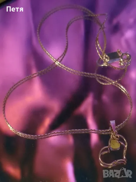 Сребърно колие, снимка 1