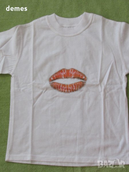 Детска тениска за момиче с щампа размер 116, снимка 1