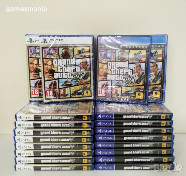 [ps5/ps4] Чисто НОВИ ! GTA V / СУПЕР цена/ Експресна доставка, снимка 1