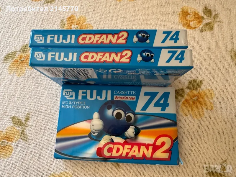 Аудио Касета Fuji CDFAN 2 74 IEC II TYPE II HIGH POSITION , снимка 1