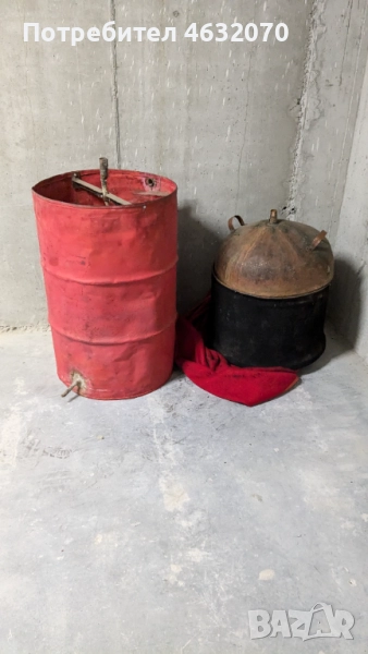 меденказан за ракия 100л с охладител, снимка 1