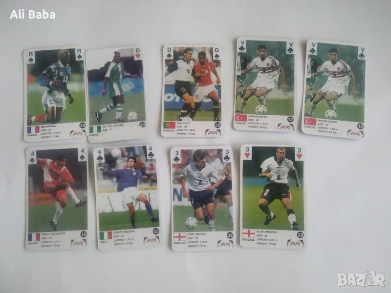 Лот картички от дъвки Champion (Akas) blue , снимка 1