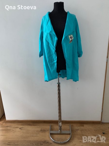 Дамска горна дреха, тип риза с колан , снимка 1