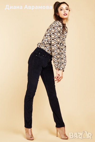 Л/ХЛ/2ХЛ тъмно сини джинси, снимка 1